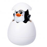 ВВ5851 Игрушка для купания "ПИНГВИН" BABY YOU BONDIBON, в яйце, с брызгалкой