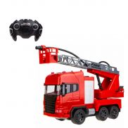 Т17670 Игрушка 1toy Экстренные службы пожарная машина на р/у, 2,4 ГГц, свет, пускает водяную струю