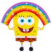 EU691001 Игрушка пластиковая SpongeBob 20 см - Спанч Боб радужный (мем коллекция) Alpha group