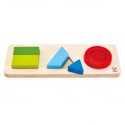 E1615_HP Игрушка для малышей сортер деревянный "Цвета и формы", 7 предметов