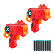 3621 Игровой набор ZURU X-Shot EXCEL Микро ДУО (2 бластера, 3 мишени, 8 снарядов)
