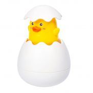ВВ5855 Игрушка для купания "УТЕНОК" BABY YOU BONDIBON, в яйце , с брызгалкой