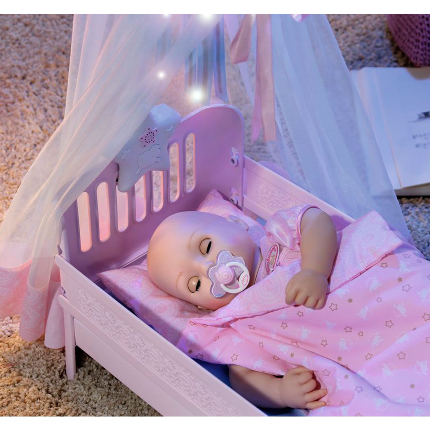 Колыбельная для куклы. Кроватка Baby Annabell сладкие сны. Кукла Беби Бон Анабель. Zapf Creation кроватка для куклы Baby Annabell. Кроватка спокойной ночи бэби Аннабель.