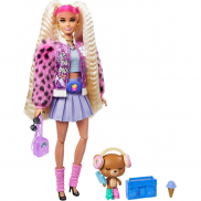 GYJ77 Кукла Barbie Блондинка с хвостиками серия Экстра