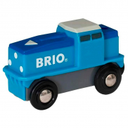 33130 Brio Игрушка эл.товарный электровоз на бат.,кор.