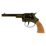 0424F Игрушка Пистолет Ramrod 100-зарядные Gun, Western 178mm, упаковка-карта