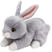 41700 Игрушка мягконабивная Easter Зайчик (серый) Nibbler серии "Beanie Babies", 20 см