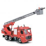 FT61114 Игрушка Пожарная машина-конструктор, фрикционная, свет, звук, вода, 1:12, 35 см Funky toys