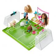 GHK37 Игровой набор Barbie "Челси-футболистка"