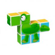 GEO141 Набор Магнитные кубики Magicube Динозавры (7 шт) TM toys