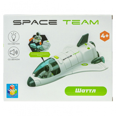 Т21428 1toy Space Team Игрушка Космический шаттл (шаттл со светом и звуком и открывающимися элемента