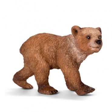 14687 Игрушка. Фигурка животного 'Медведь Гризли, детеныш'
