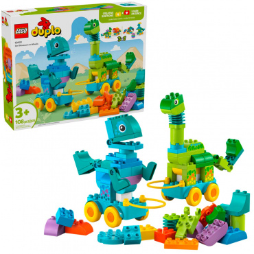 10451 Конструктор Дупло 3в1 «Динозавры на колесах» 10451 Конструктор Дупло 3в1 «Динозавры на колесах»