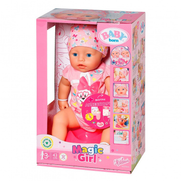 41269 Игрушка Интерактивная кукла девочка Магические глазки 43 см. BABY born