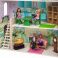 PD318-13 Деревянный кукольный домик "Жозефина Гранд" с мебелью и гараж,11 предметов, для кукол 30 см