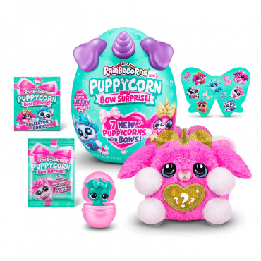 9269 Игровой набор Rainbocorns сюрприз в яйце  Puppycorn  Bow Surprise в асс.