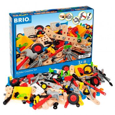 34589 BRIO Игрушка. Конструктор в коробке с ручкой 270 дет., 56*9*40