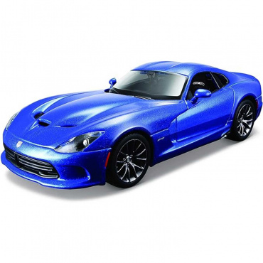 39271 DIY машинка с отверткой die-cast 2013 SRT Viper GTS, 1:24, синяя