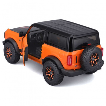 32272 Кастомизированная машинка-внедорожник die-cast Harley-Davidson 2021 Ford Bronco Badlands, 1:24