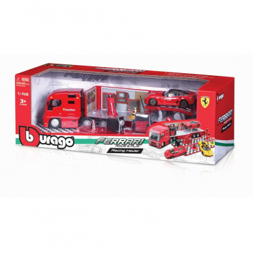 18-31202 Набор Грузовик с автомобилем Феррари и аксессуарами 1:43