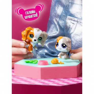 00626_LPS Набор "Пара друзей": две фигурки мини-животных с аксессуарами, Littlest Pet Shop
