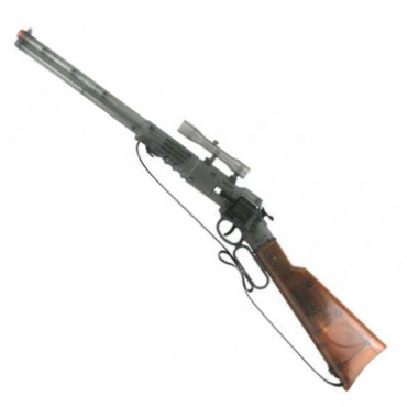 0395-07F Игрушка Винтовка Arizona Агент 8-зарядные Rifle 640mm, упаковка-карта