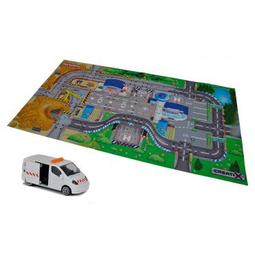 212056412 Игровой коврик Creatix Construction + 1 die-cast машинка