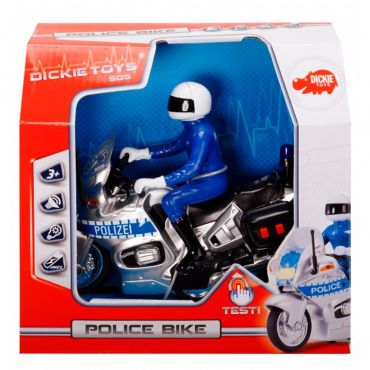 203712004 Игрушка Полицейский мотоцикл на бат. (свет, звук) 15 см в асс