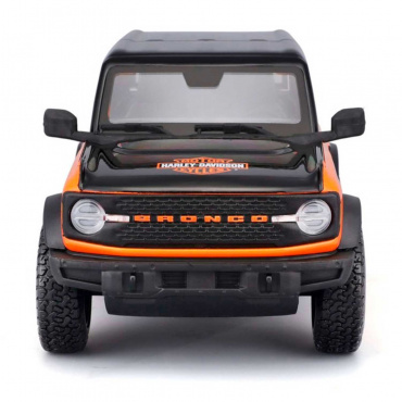 32272 Кастомизированная машинка-внедорожник die-cast Harley-Davidson 2021 Ford Bronco Badlands, 1:24