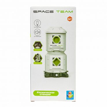 Т21430 1toy Space Team Игрушка Космическая станция (станция со звуком, светом и открывающимися элеме