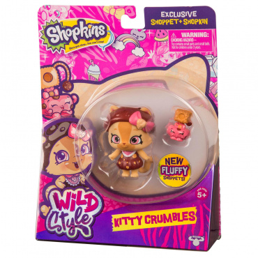 56966 Фигурка Shoppet c Shopkins - Китти Крамблс