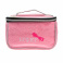 Т21413 Lukky косметичка-чемоданчик ворс.с лого Lukky,розовая,23х16х13 см,пакет,бирка