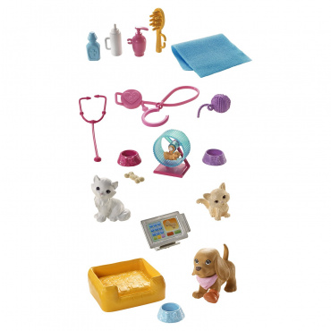 FBR36 Игровой набор "Ветеринарная клиника Барби"