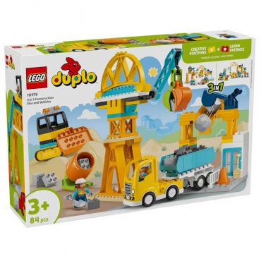 10476 Конструктор Дупло 'Стройплощадка и техника 3 в 1"