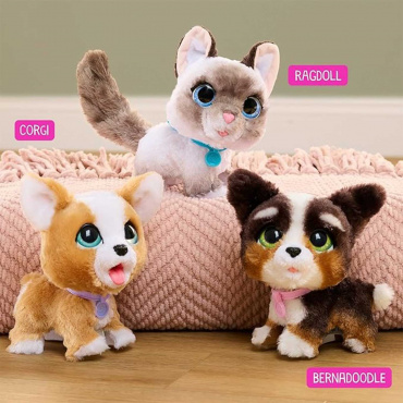 42740 Игрушка Furreal friends Корги на поводке, 22 см. 