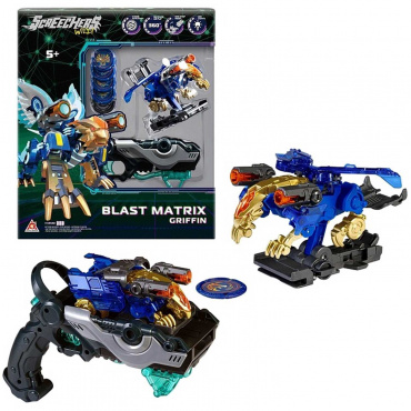 62654 Игрушка Дикие Скричеры. Игровой набор Бласт  Матрикс Гриффон S5. ТМ Screechers Wild