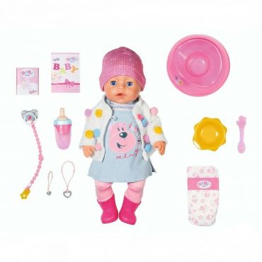 826690 Игрушка BABY born Кукла Интерактивная Стильная Весна, 43 см, кор.