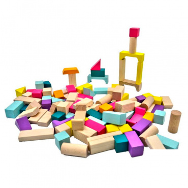 15184 Игрушка детская деревянная: конструктор "Кубика 1"
