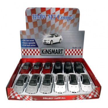 KT5348W Игрушка.Модель автомобиля инерц.'BMW M3 Coupe' 1:36