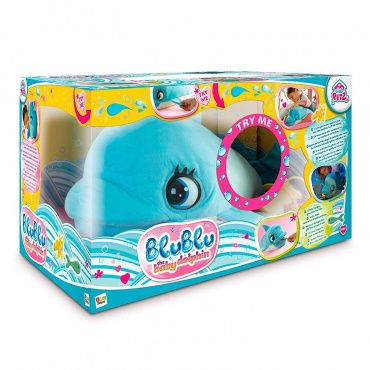 7031 Игрушка Club Petz Дельфин BluBlu интерактивный, со звук эфф., шевелит глазами и ртом IMC toys