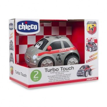 Игрушка Турбо машина "Fiat turbo-touch 500", серая, 2 года