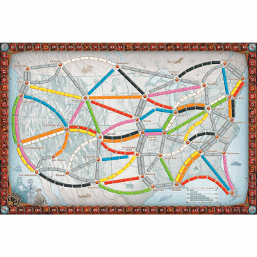 1530 Настольная игра Ticket to Ride: Америка