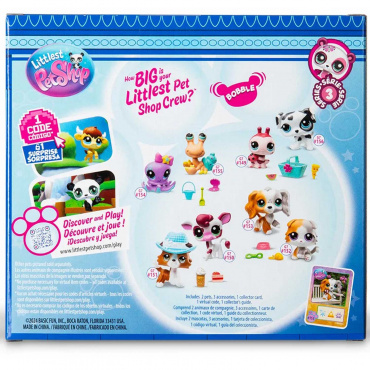 00626_LPS Набор "Пара друзей": две фигурки мини-животных с аксессуарами, Littlest Pet Shop