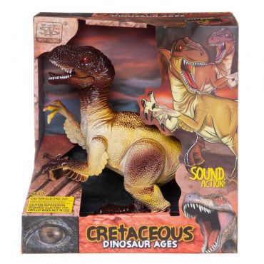WS5353 Игрушка Динозавр Тираннозавр, движение, со световыми и звуковыми эффектами, в коробке