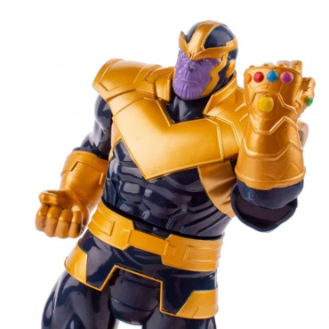 MW9555 Фигурка Marvel "Танос" 23 см, со звуковыми эффектами, серия Avengers, KiddiePlay