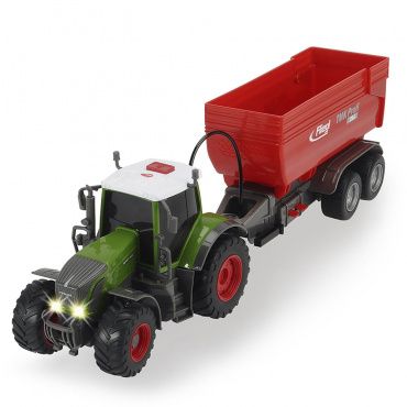 203737003 Игрушка Трактор с прицепом Massey Ferguson 8737 на бат. (свет, звук), 42 см