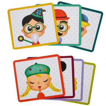 R1520_EKK Головоломка "Магия магнитов"  пазл Смешное лицо