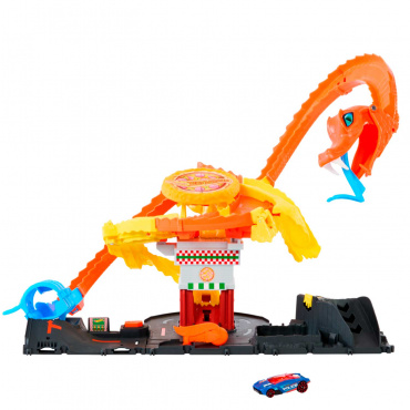 HTN81 Игрушка. Автотрек Hot Wheels "Атака кобры"
