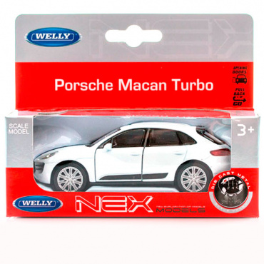 43673W Игрушка Модель машины 1:34-39 Porsche Macan Turbo