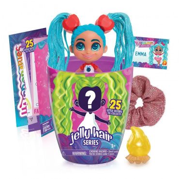 23780 Кукла-сюрприз Малышка-сестричка Hairdorables серия Jelly hair